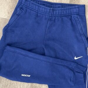 Nike x Drake Nocta Cardinal Stock Fleece Pants Navy Blue Men's Small DA3935-492